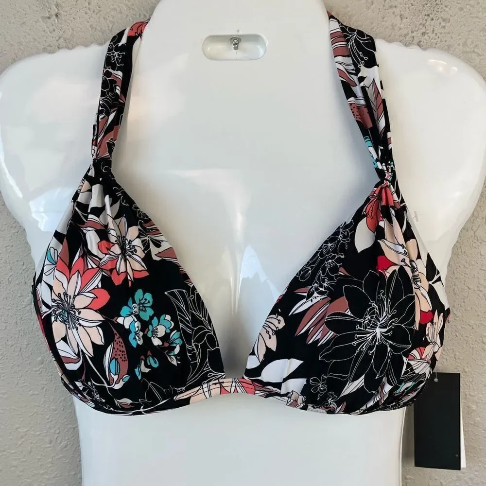 NWT Kenneth Cole Bikini and Matching Bottoms Size M 34 B/C